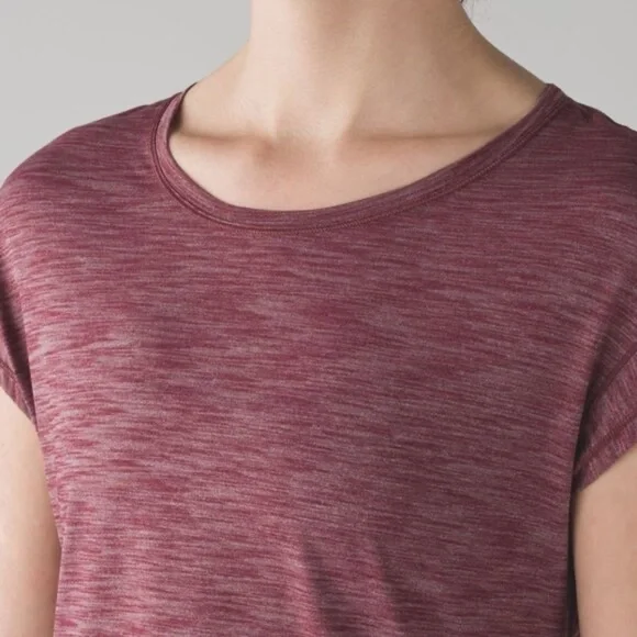 Lululemon Lost In Pace Short Sleeve Sleeve T-Shirt Size 10 - Picture 3 of 11